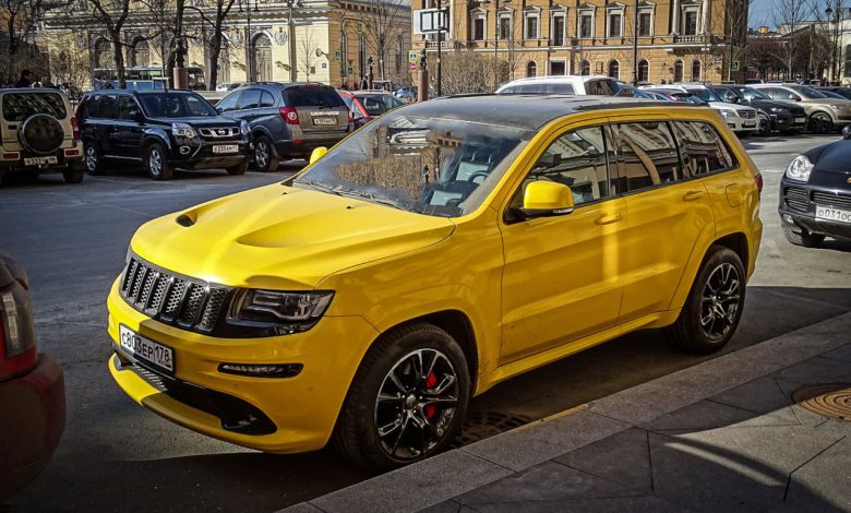 jeep grand cherokee yellow