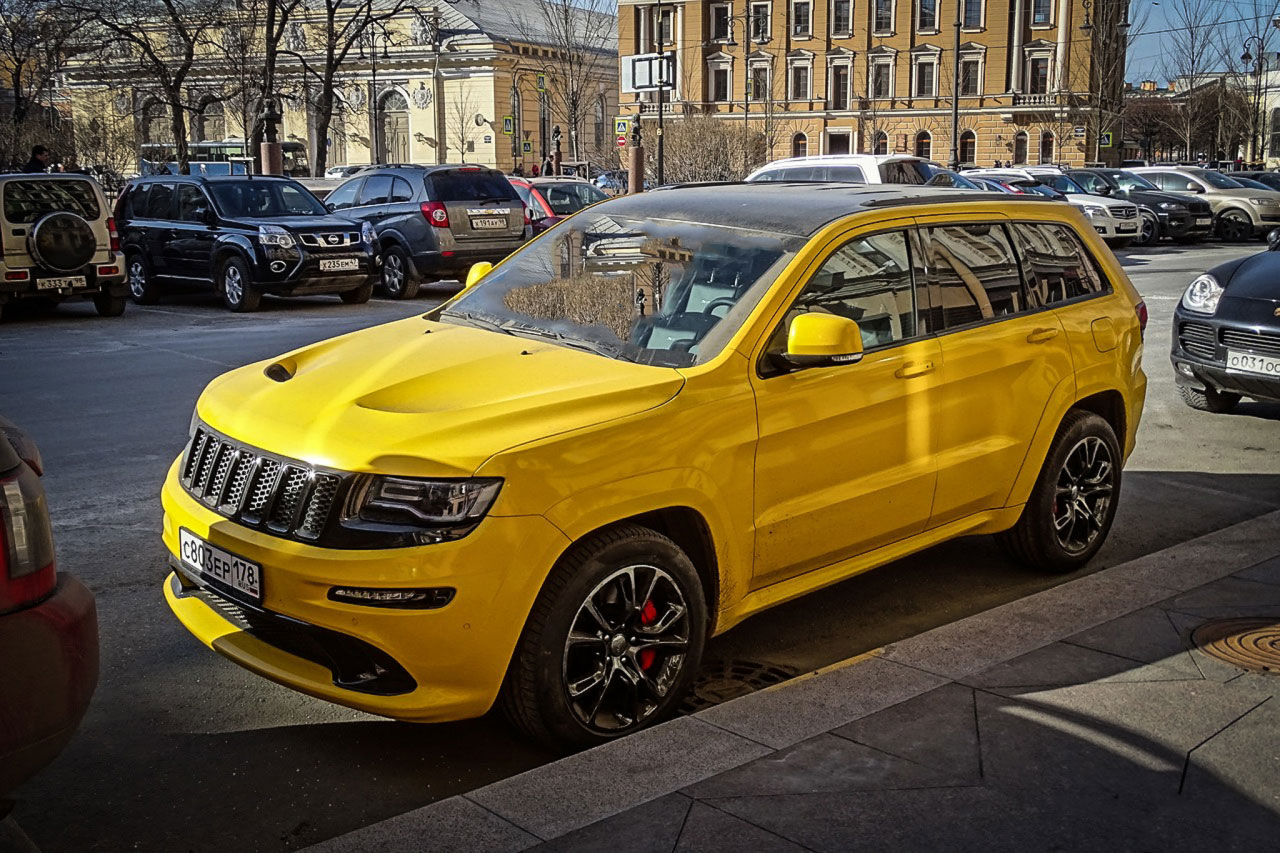 jeep grand cherokee yellow