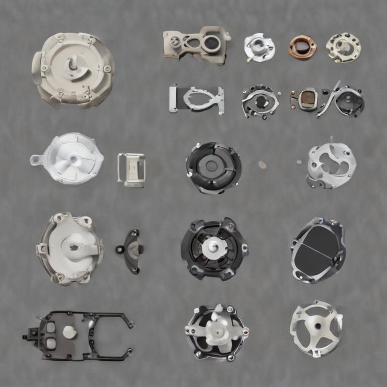 A group of different metal partsAI-generated content may be incorrect.