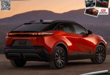 تویوتا C-HR برقی ۲۰۲۶ نمای جلو