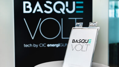 نمونه باتری لیتیوم‌متال در آزمایشگاه Basquevolt
