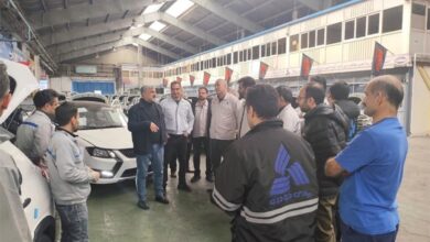 بازدید مدیرعامل پارس‌خودرو از خطوط تولید