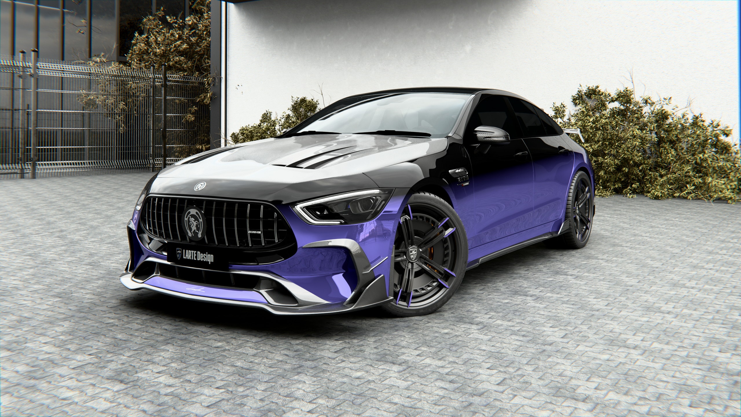 مرسدس AMG GT برقی با تیونینگ لارته