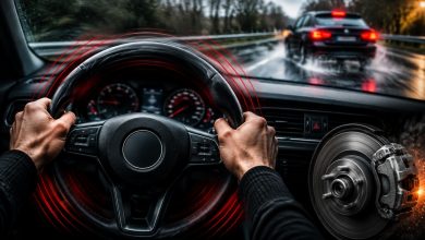 علت لرزش خودرو هنگام ترمزگیری