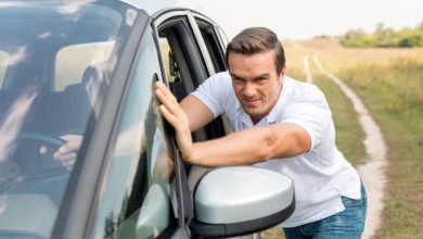 آموزش مراحل روشن کردن خودرو با هل دادن