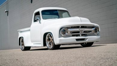 احیای فورد F-100 مدل 1955 با پیشرانه V8