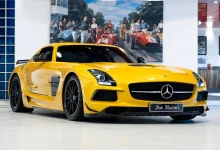 مرسدس بنز SLS AMG بلک سریز با رنگ خاص سولاربیم