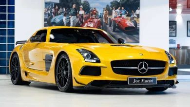 مرسدس بنز SLS AMG بلک سریز با رنگ خاص سولاربیم