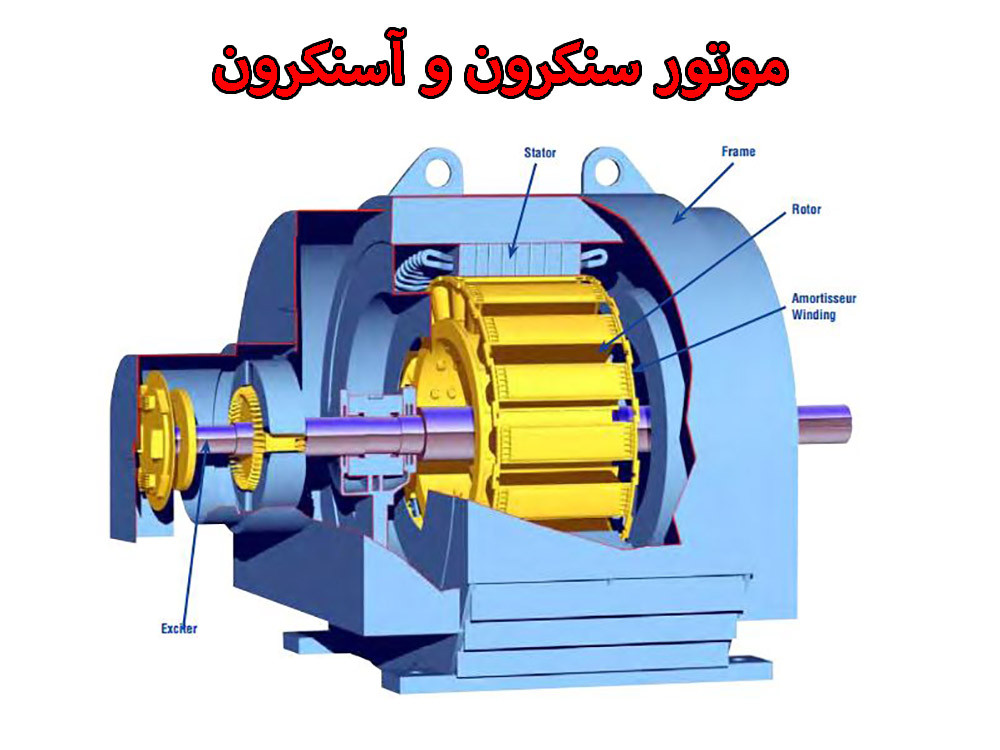 موتور برقی سنکرون و آسنکرون چه تفاوتی دارند؟